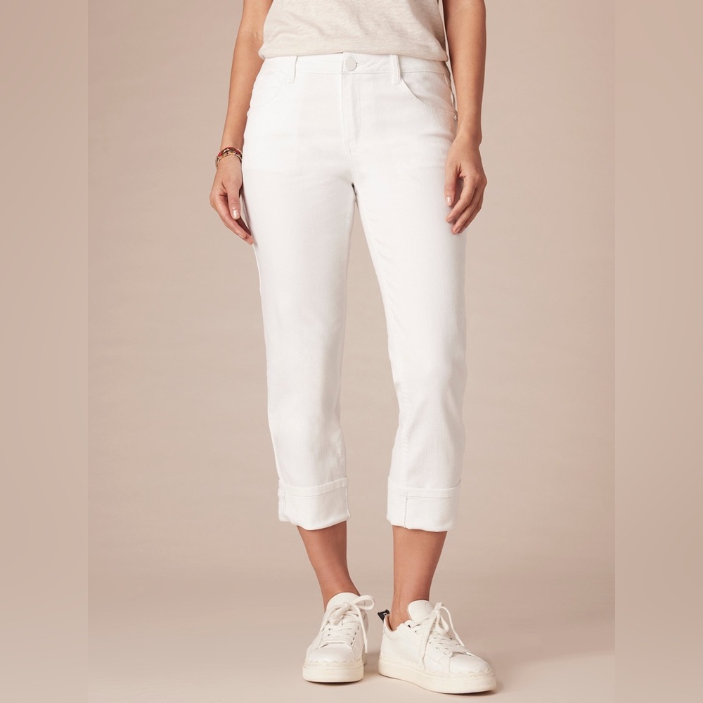 Democracy Flex-Ellent Girlfriend Petite Jeans with Cropped Hem 14P